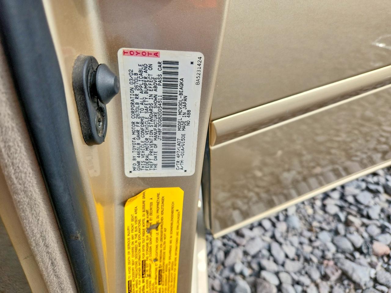 2002 LEXUS ES300