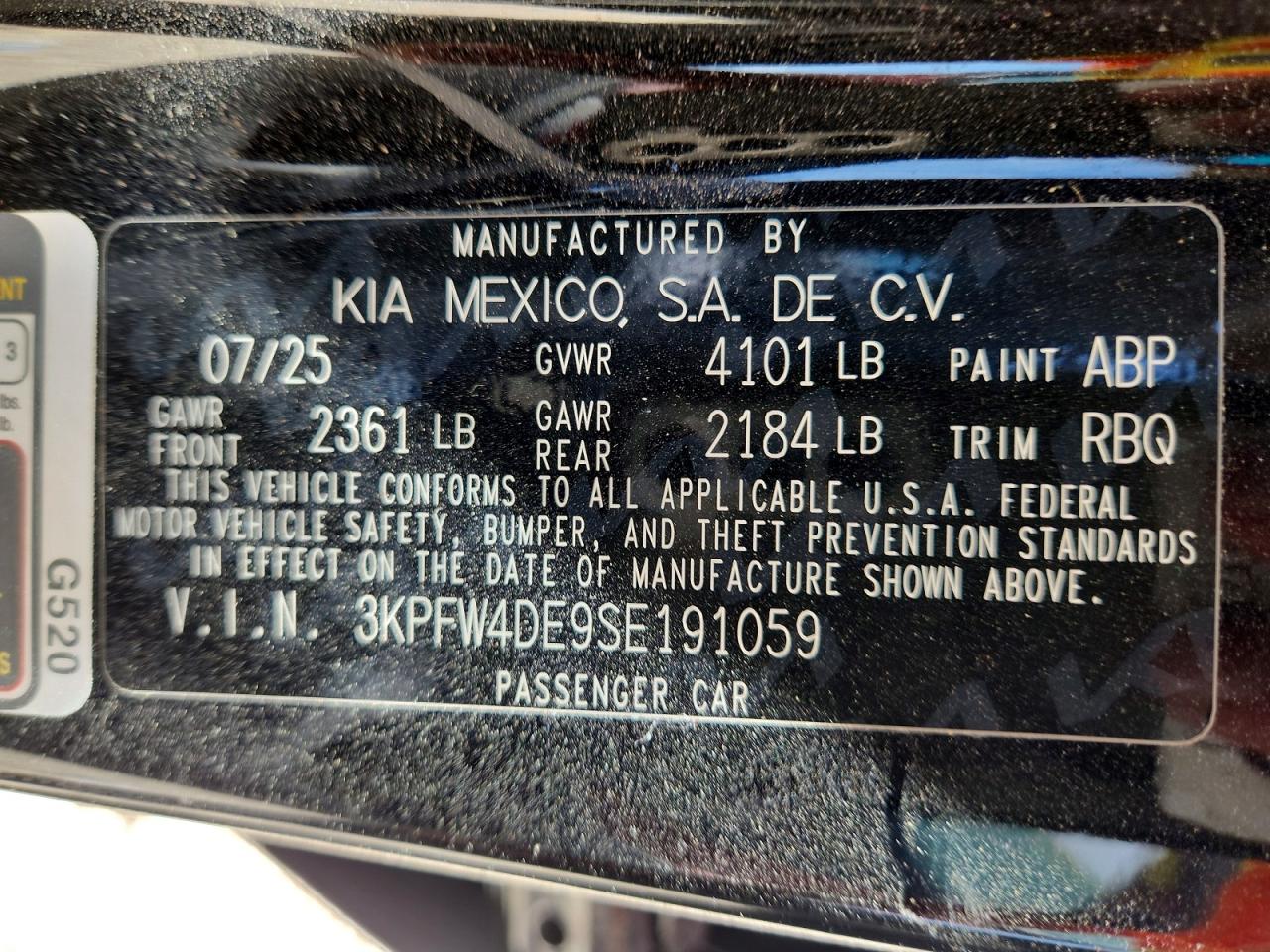 2025 KIA ALL OTHER