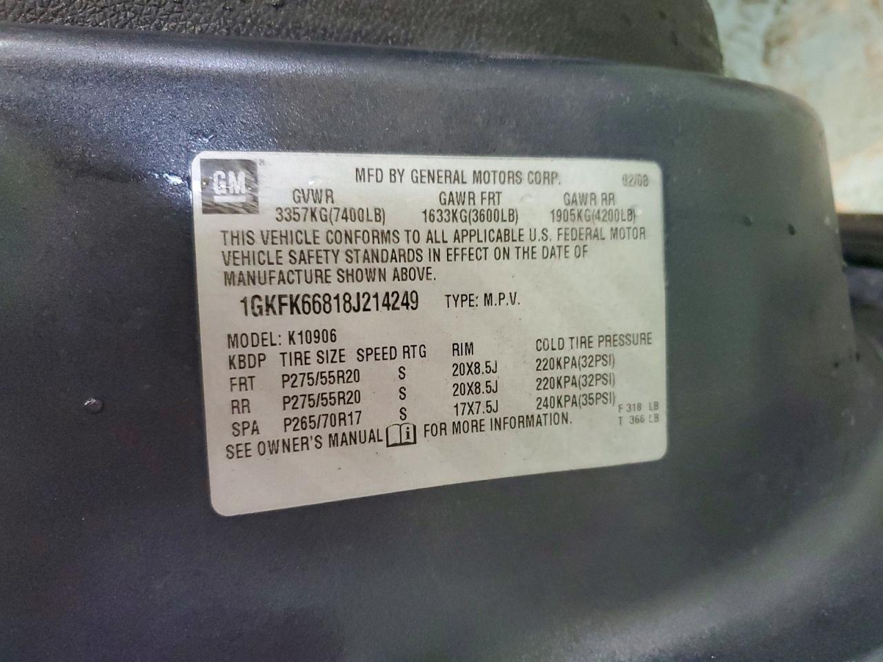 2008 GMC YUKON