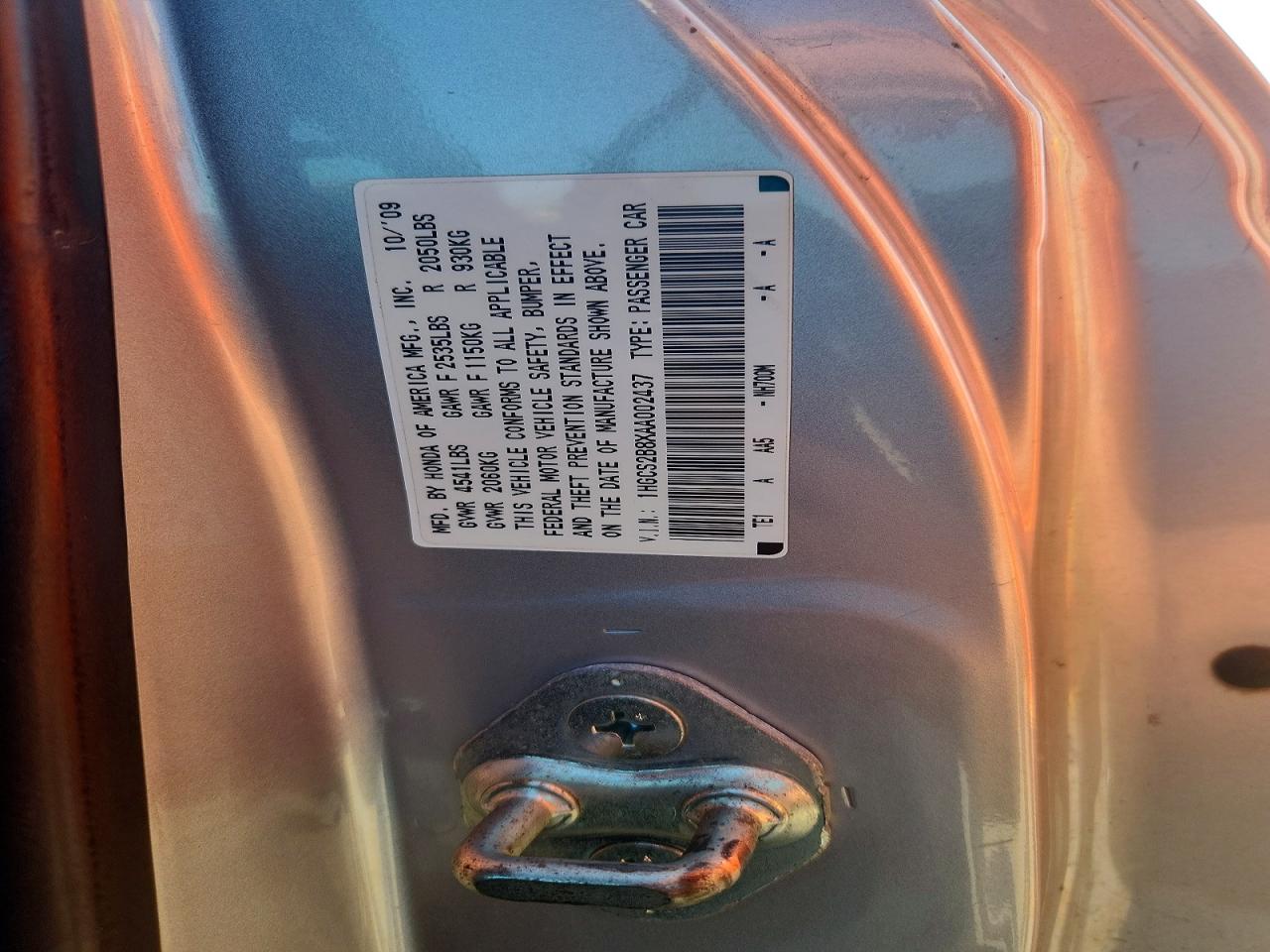 2010 HONDA ACCORD