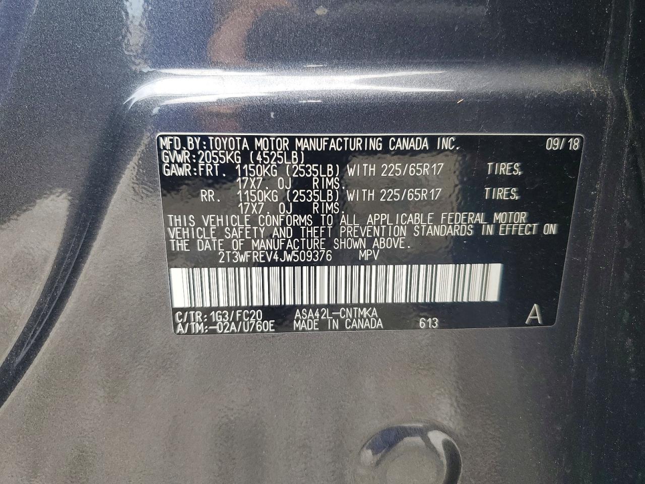 2018 TOYOTA RAV4