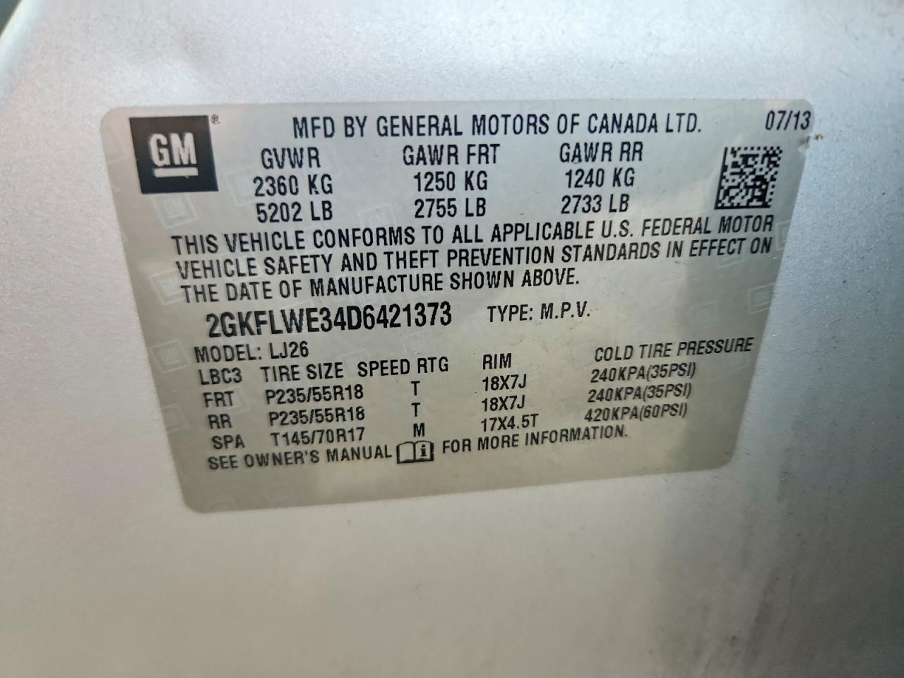 2013 GMC TERRAIN