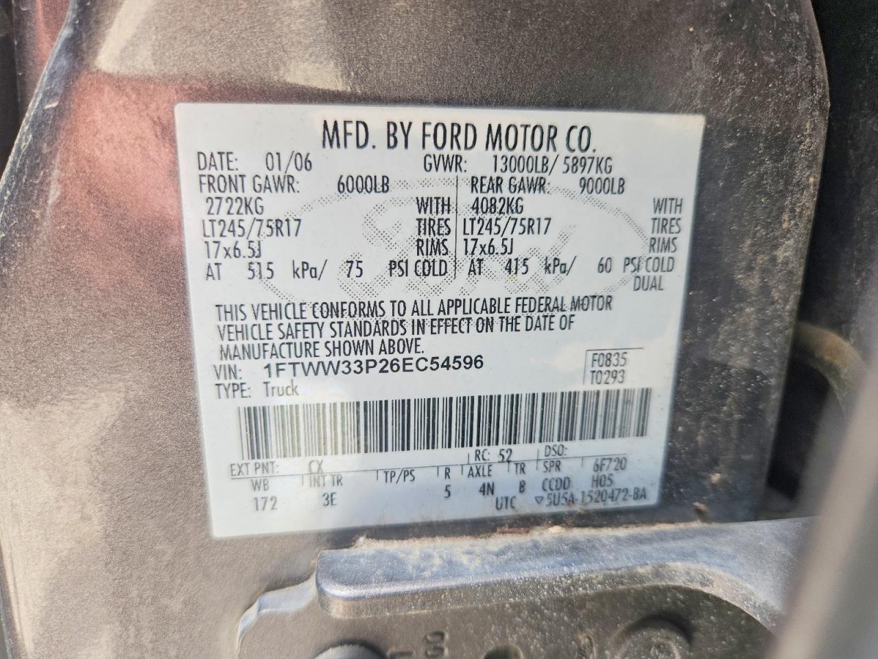 2006 FORD F350