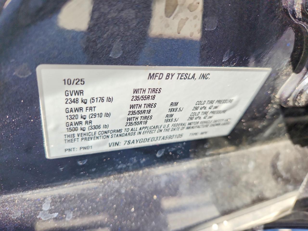 2026 TESLA MODEL Y