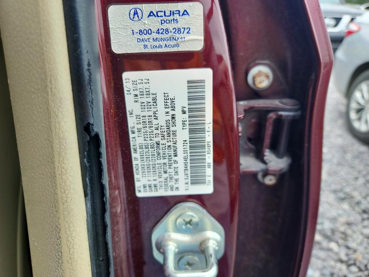 2014 ACURA RDX