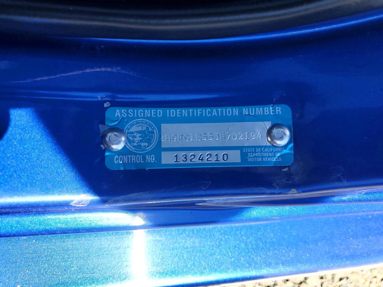 2018 HONDA CIVIC