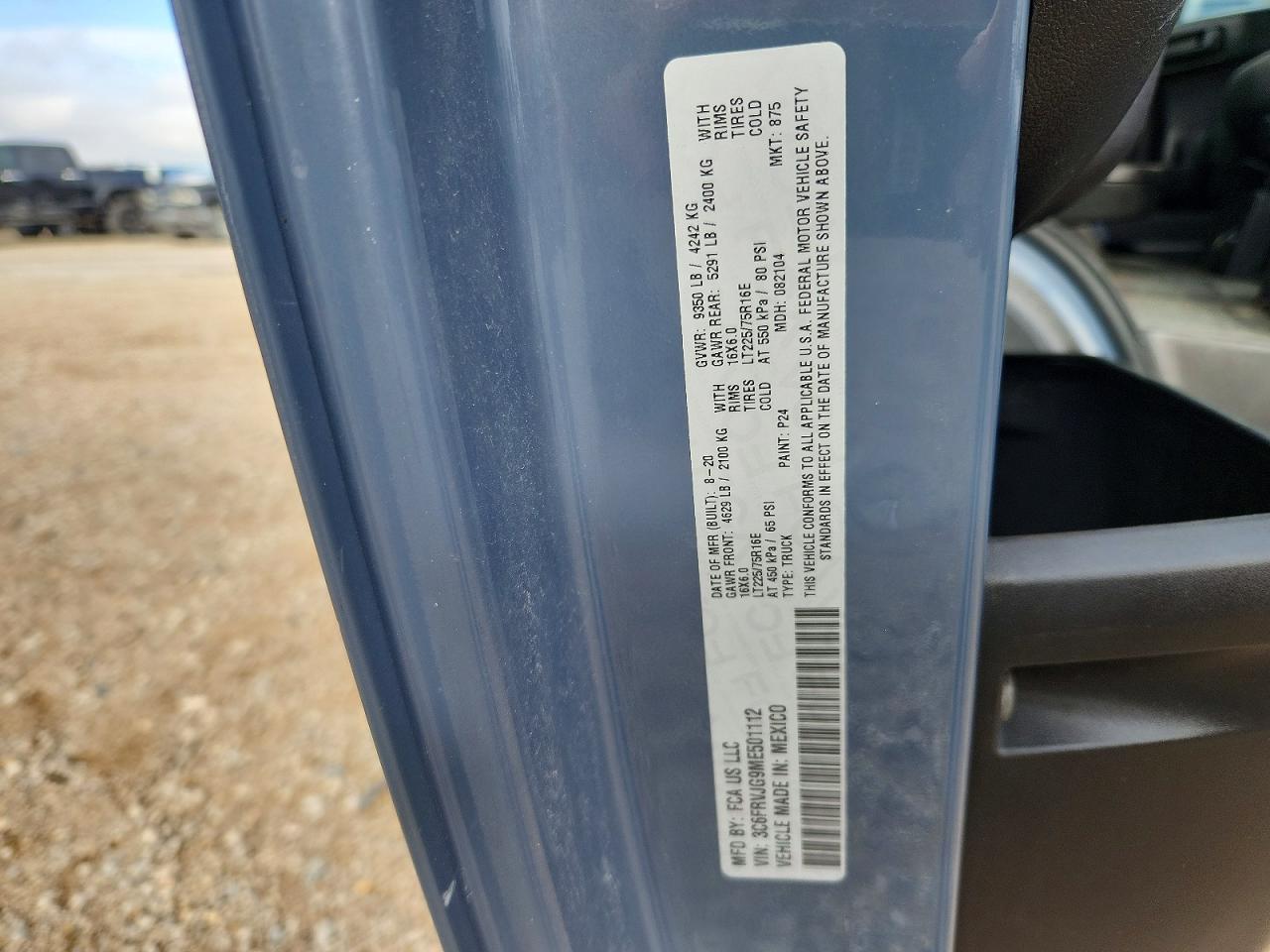 2021 RAM PROMASTER