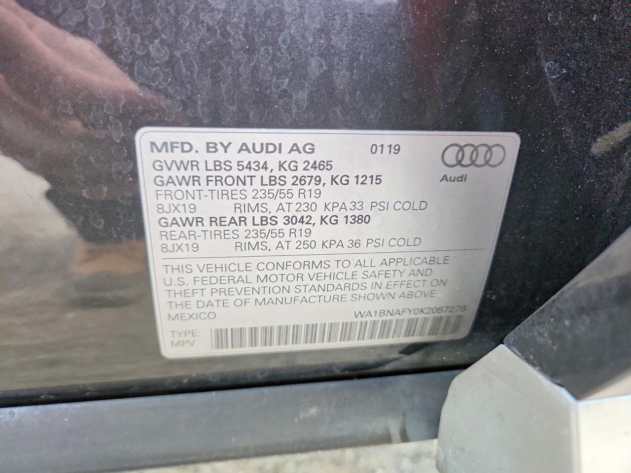2019 AUDI Q5