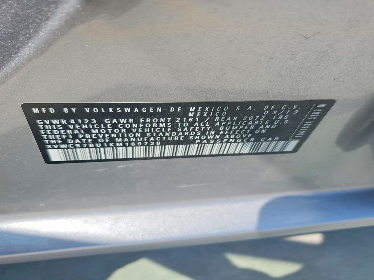 2019 VOLKSWAGEN JETTA