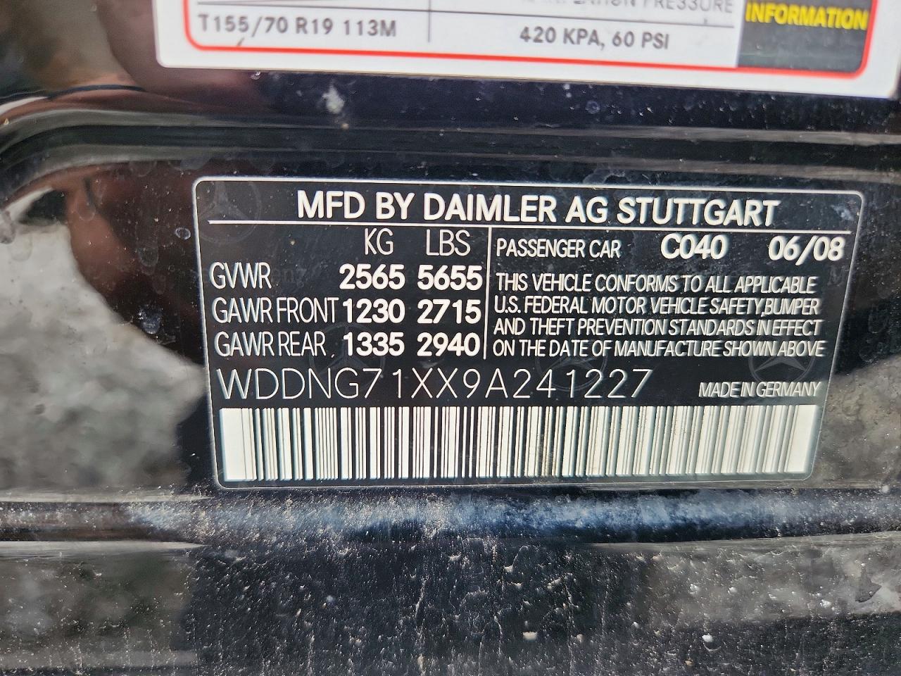 2009 MERCEDES-BENZ S-CLASS