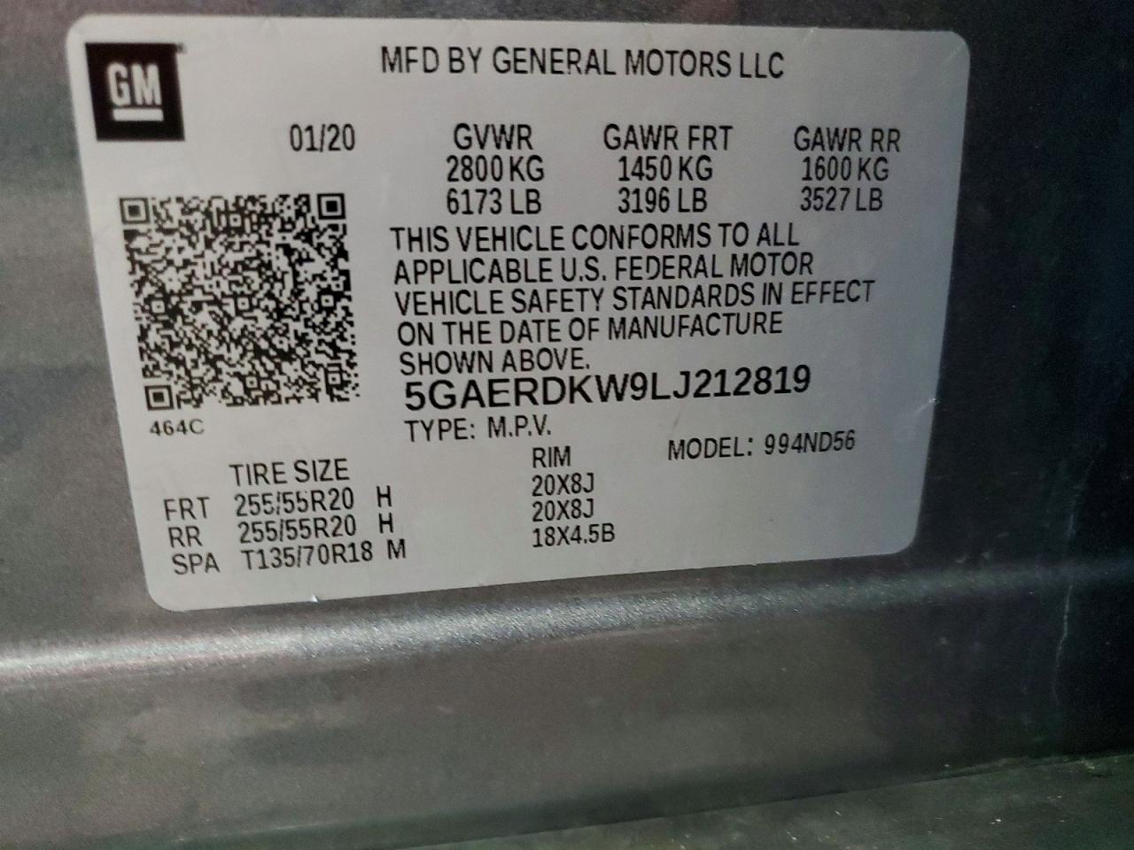 2020 BUICK ENCLAVE