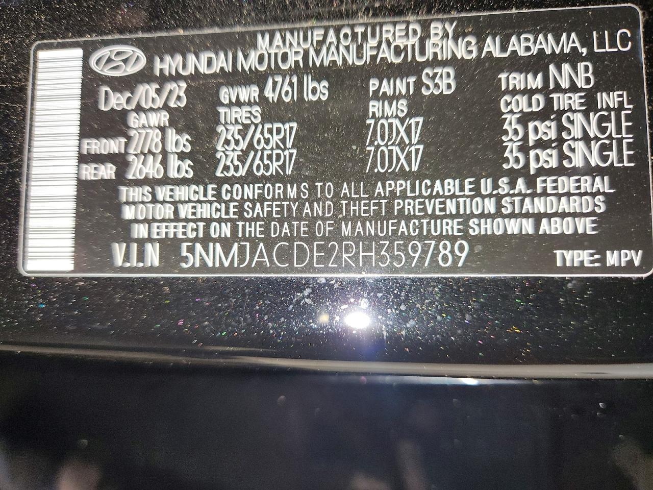 2024 HYUNDAI TUCSON