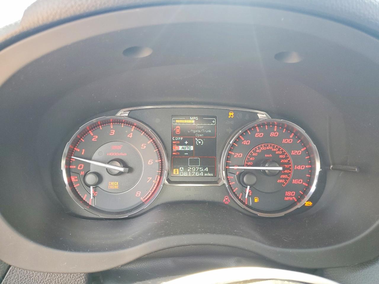 2016 SUBARU WRX
