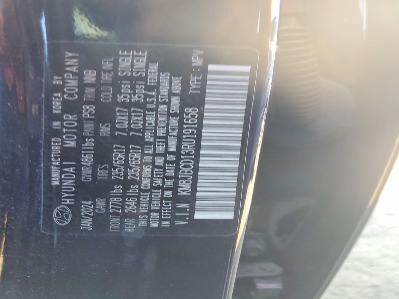 2024 HYUNDAI TUCSON