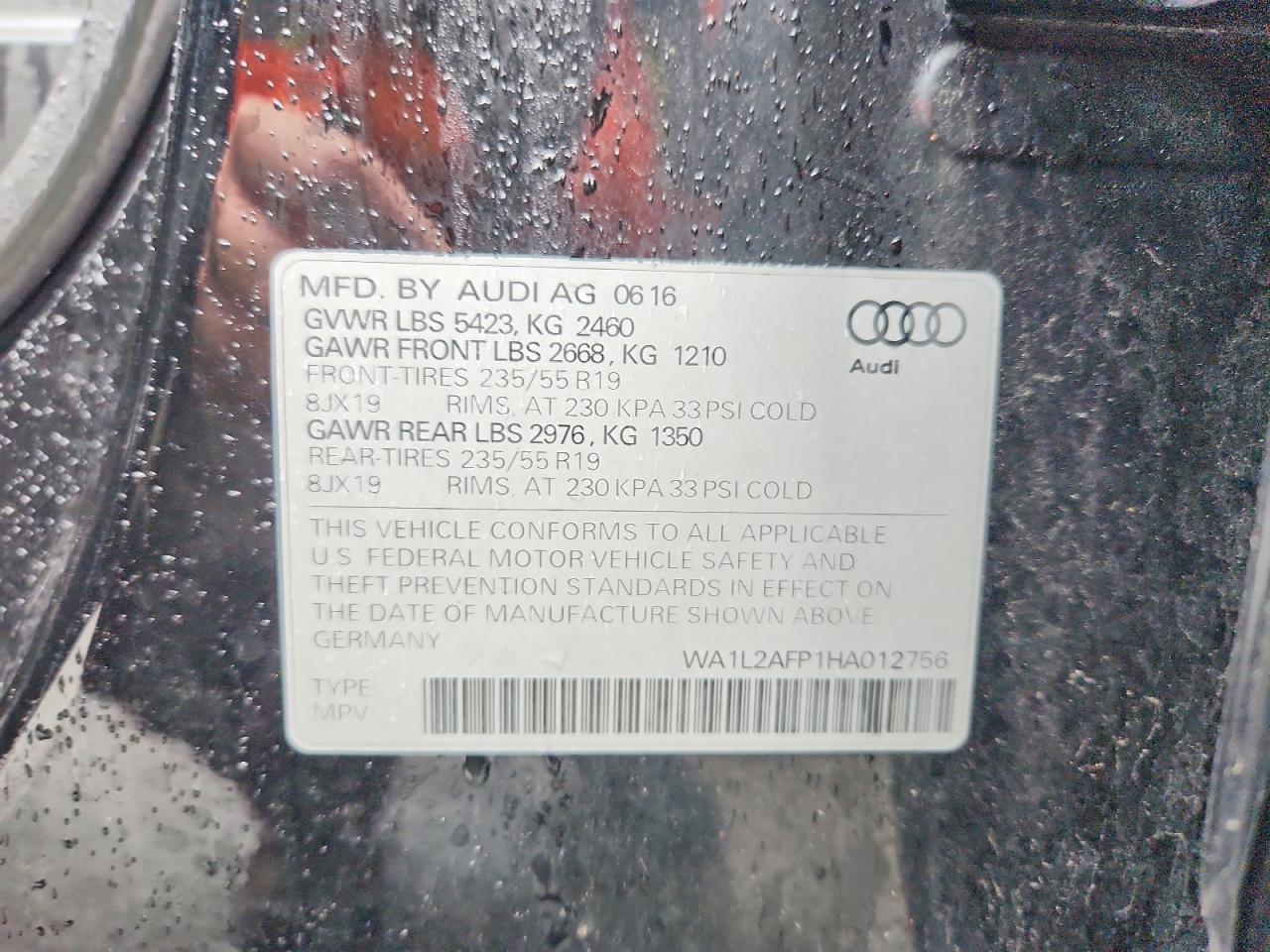 2017 AUDI Q5