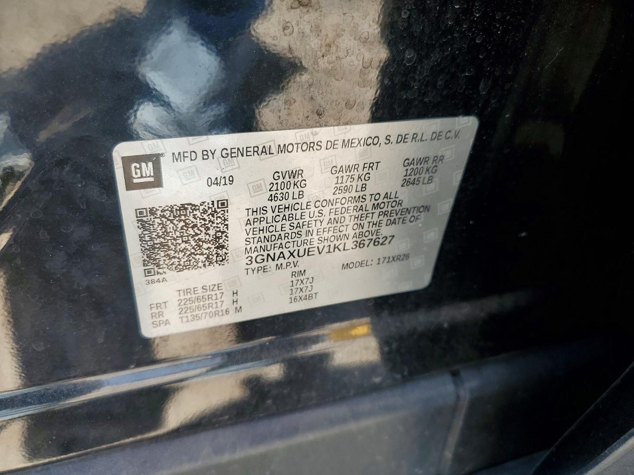 2019 CHEVROLET EQUINOX