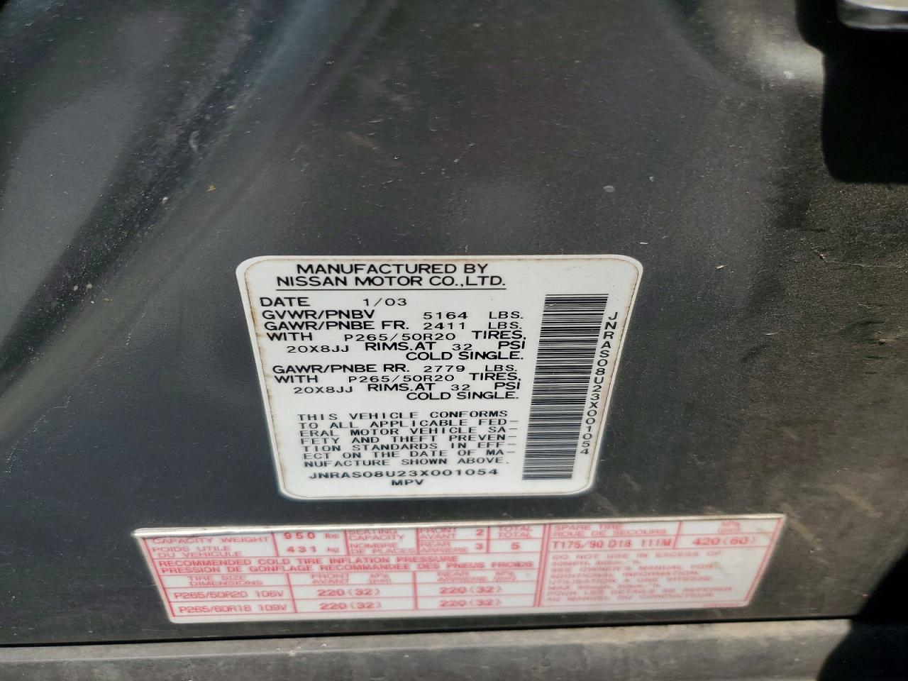 2003 INFINITI FX35