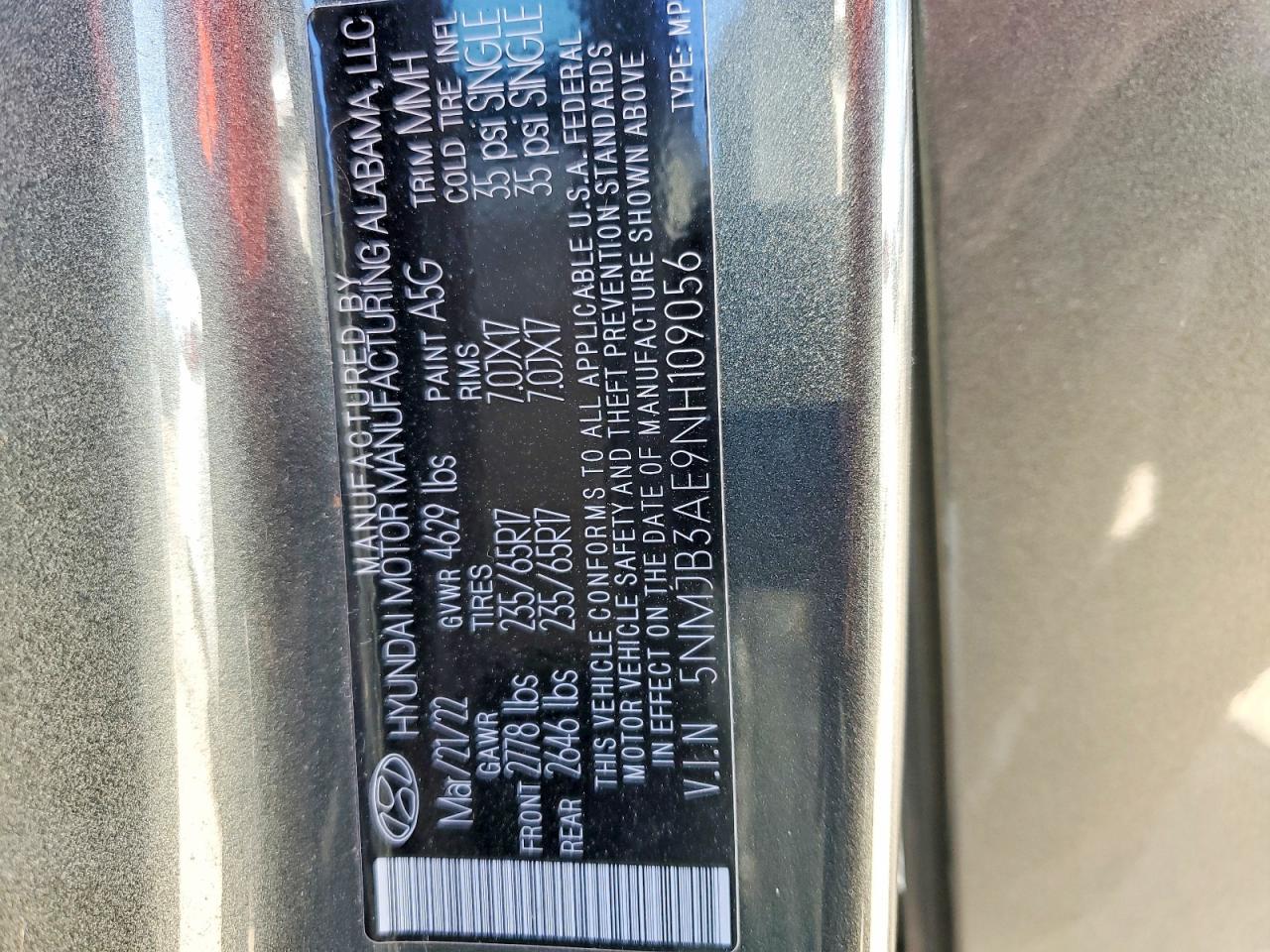 2022 HYUNDAI TUCSON