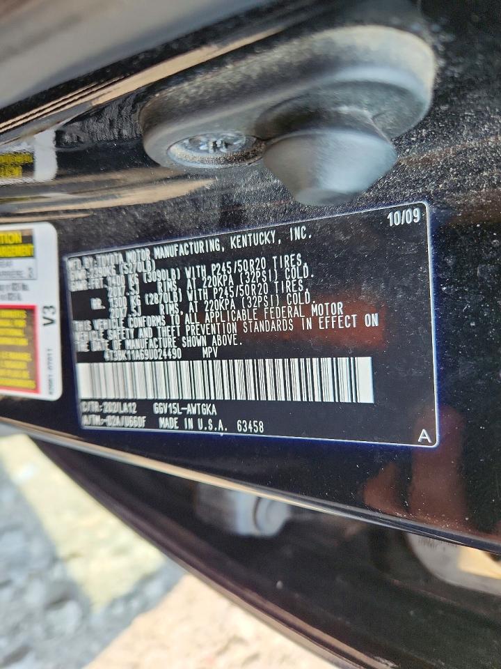 2009 TOYOTA VENZA