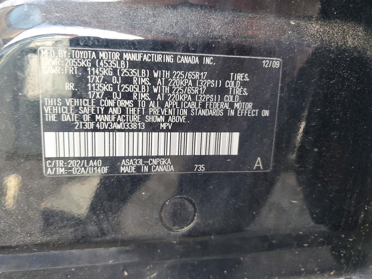 2010 TOYOTA RAV4