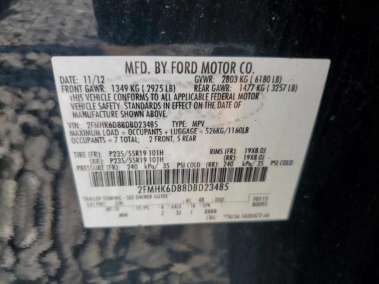 2013 FORD FLEX