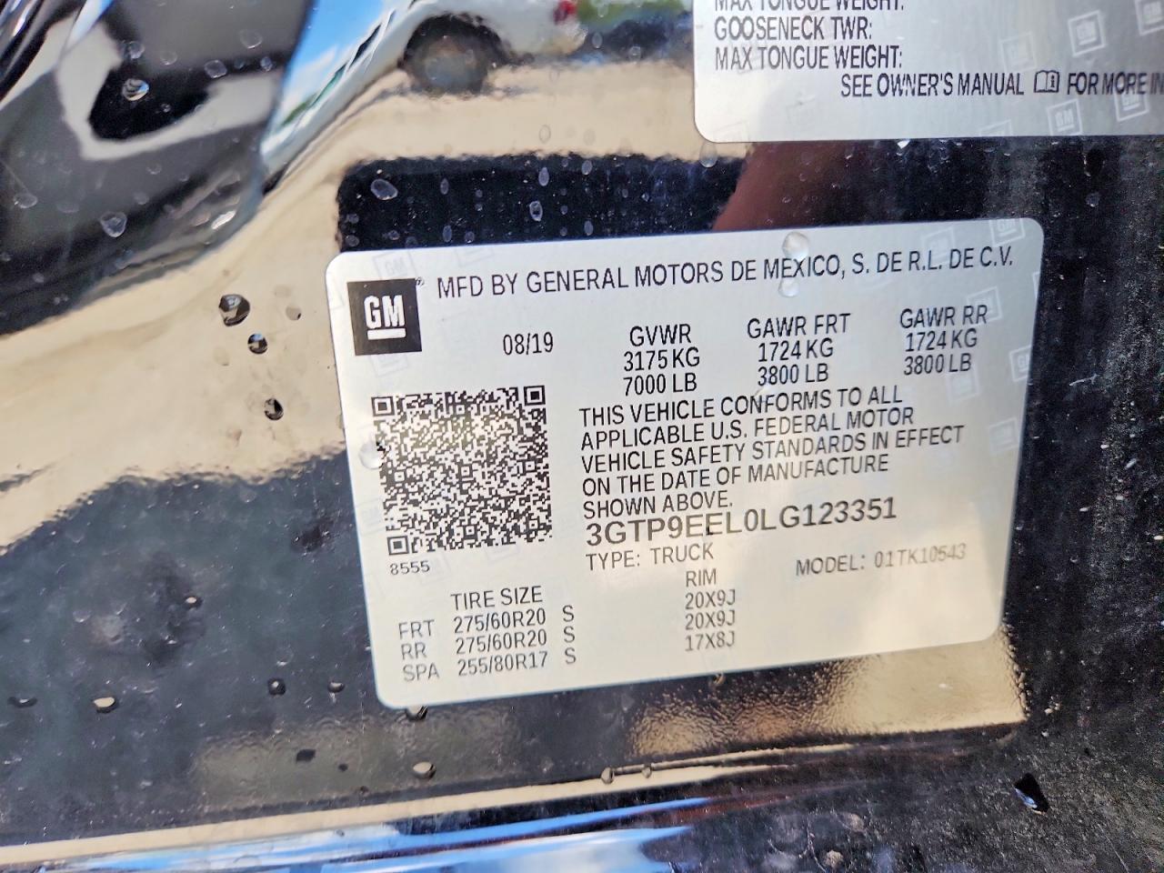 2020 GMC SIERRA