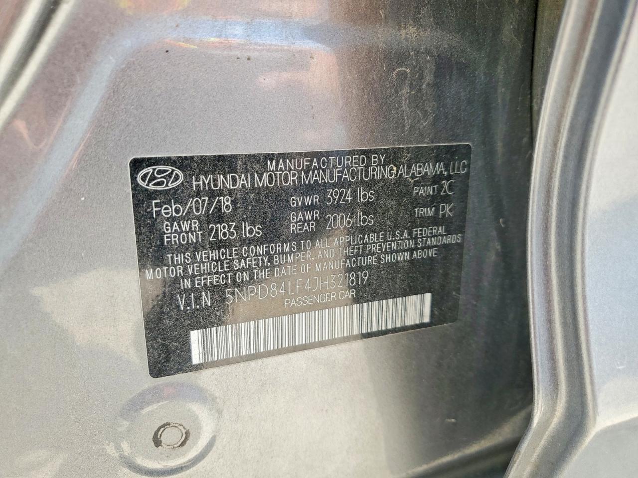 2018 HYUNDAI ELANTRA
