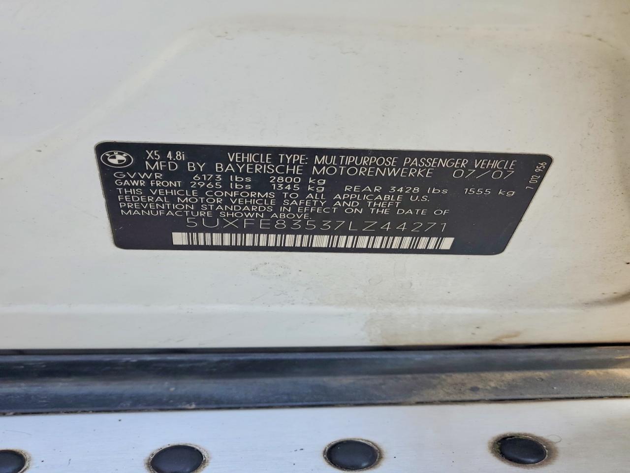 2007 BMW X5