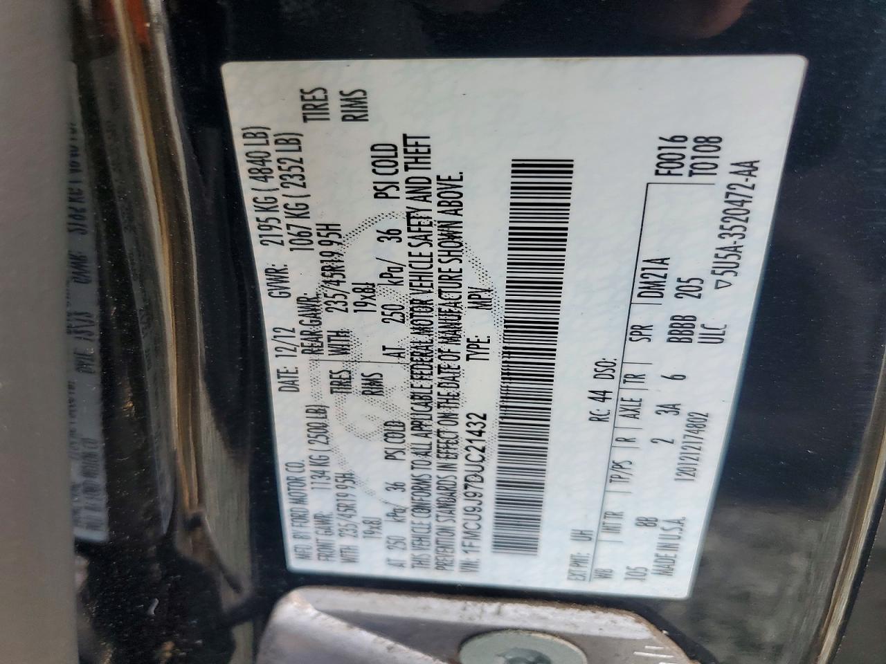 2013 FORD ESCAPE
