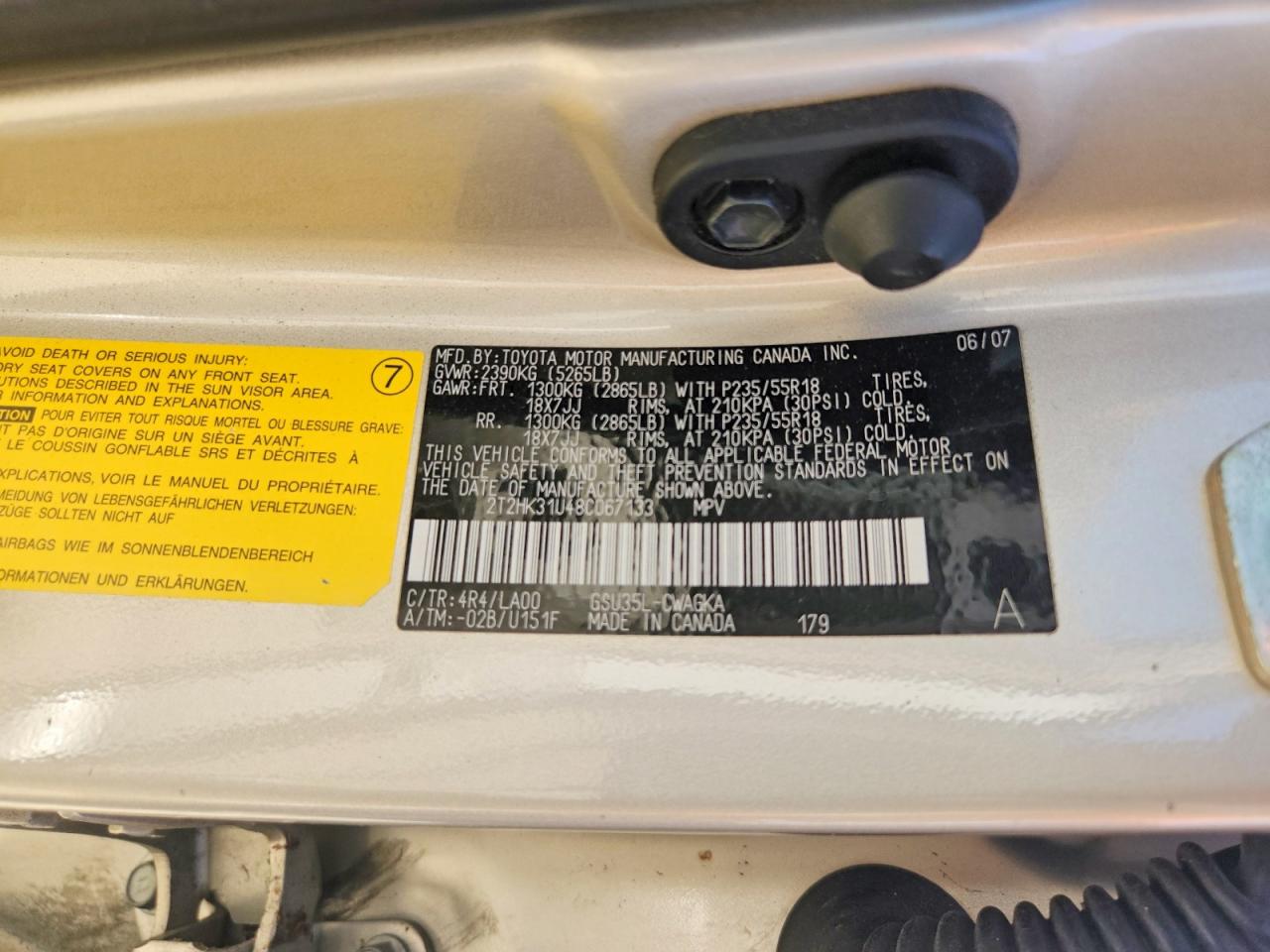 2008 LEXUS RX350