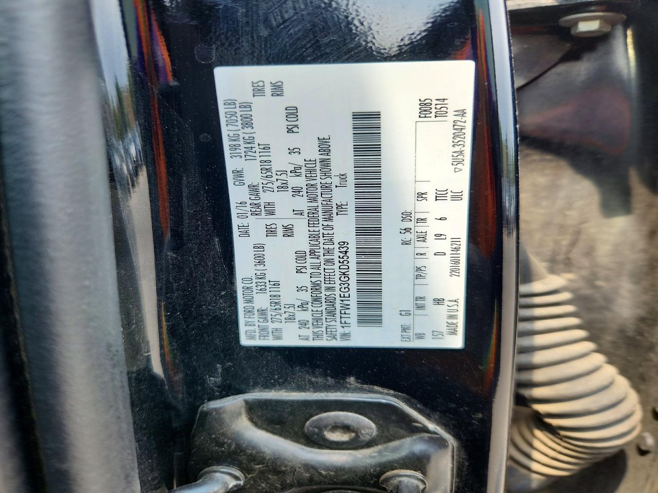 2016 FORD F150
