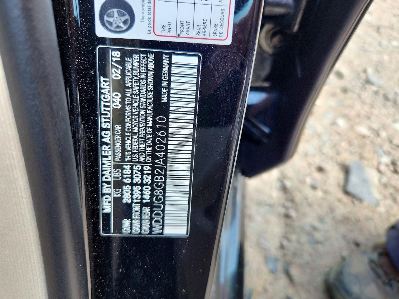 2018 MERCEDES-BENZ S-CLASS