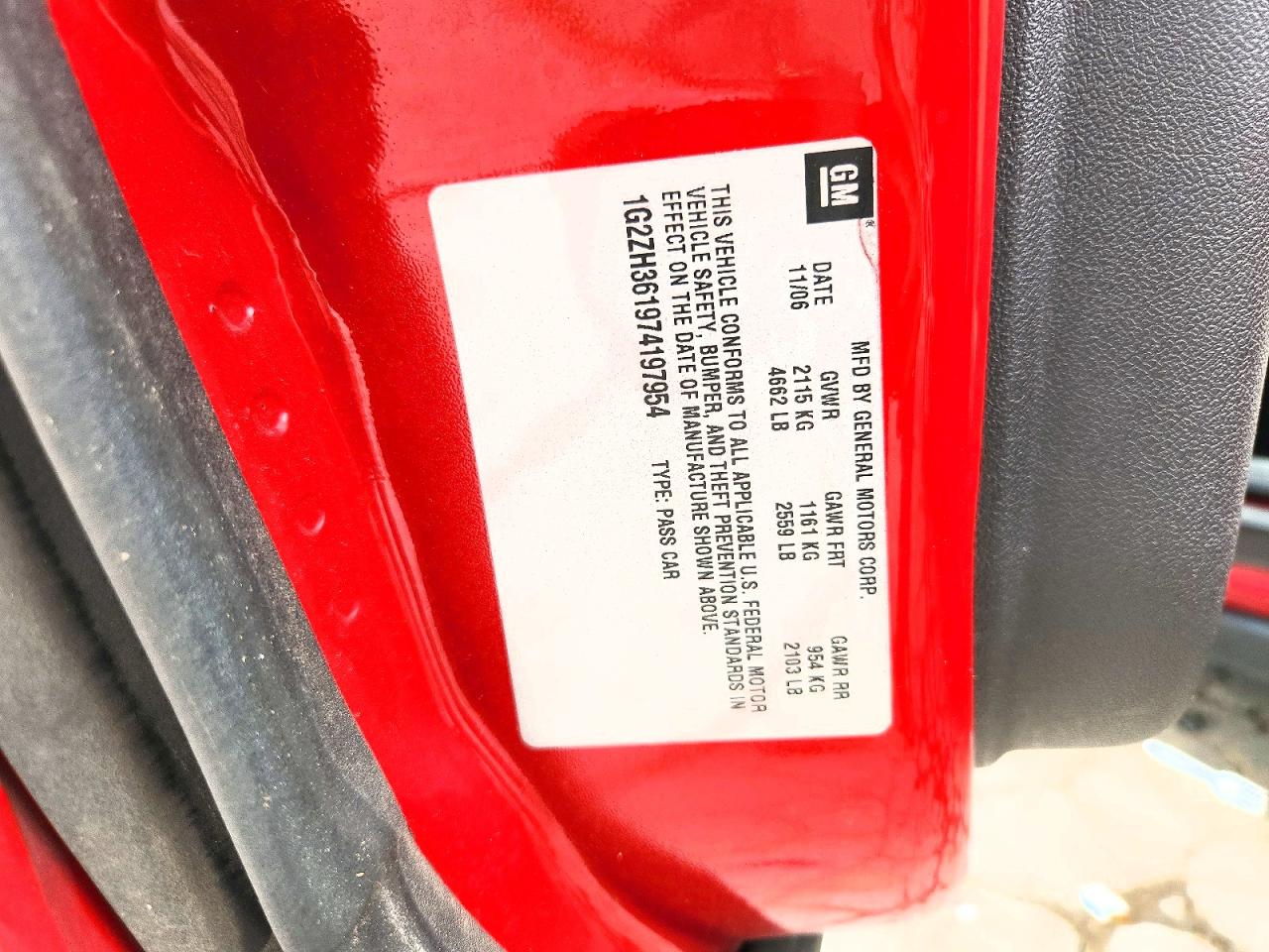 2007 PONTIAC G6