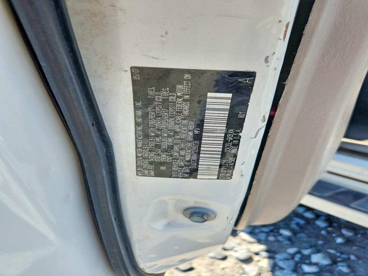 2007 TOYOTA SEQUOIA