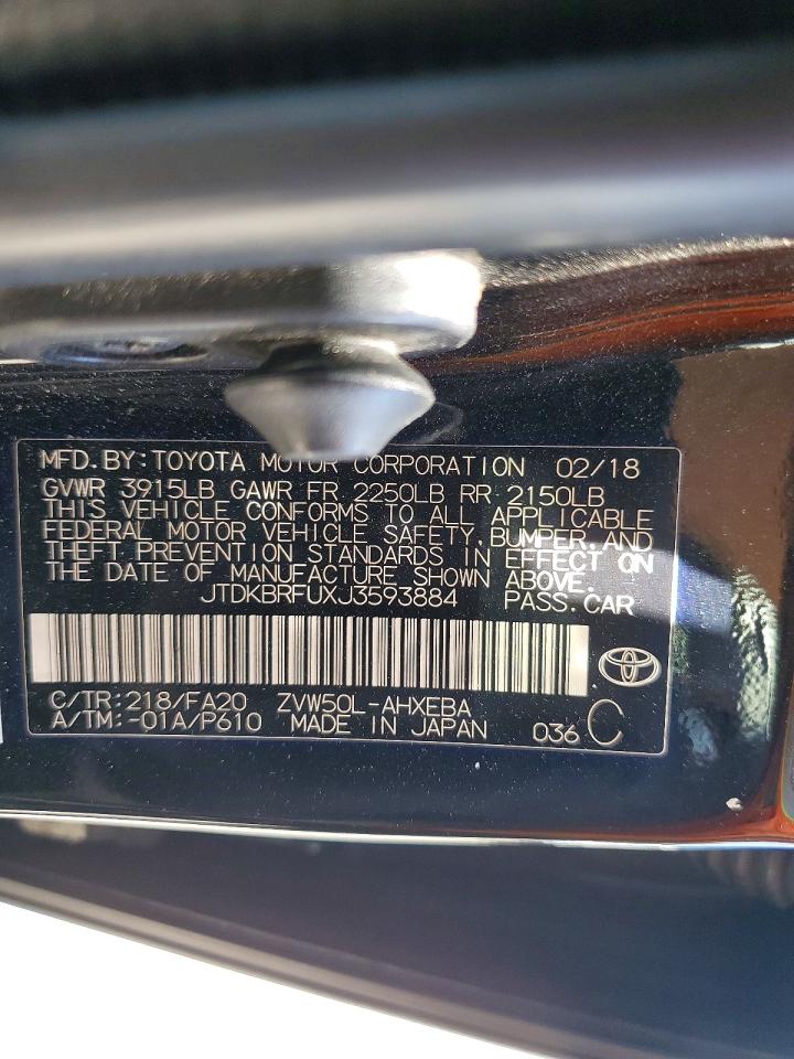 2018 TOYOTA PRIUS