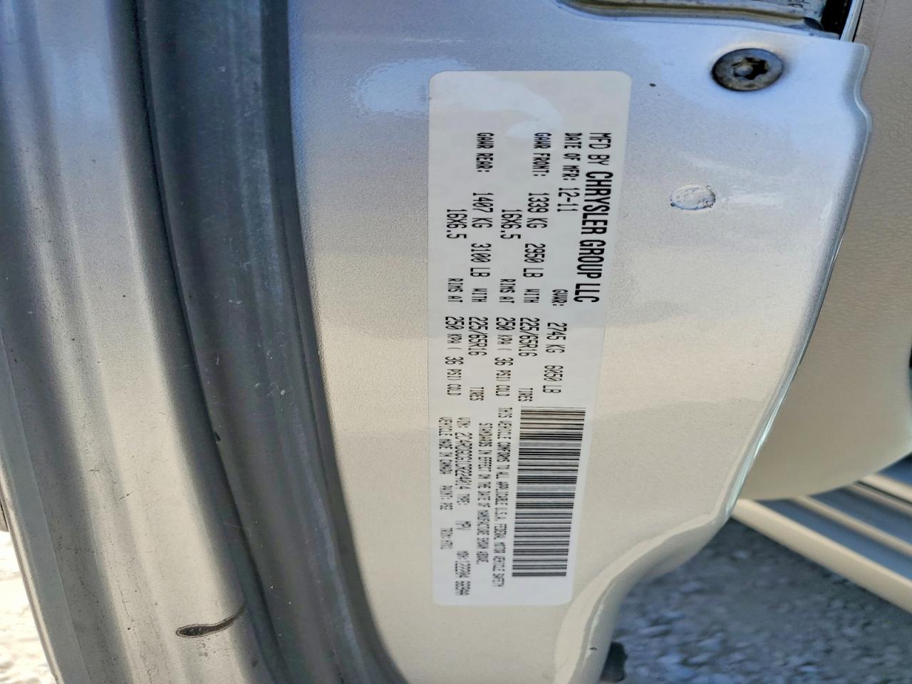 2012 DODGE CARAVAN