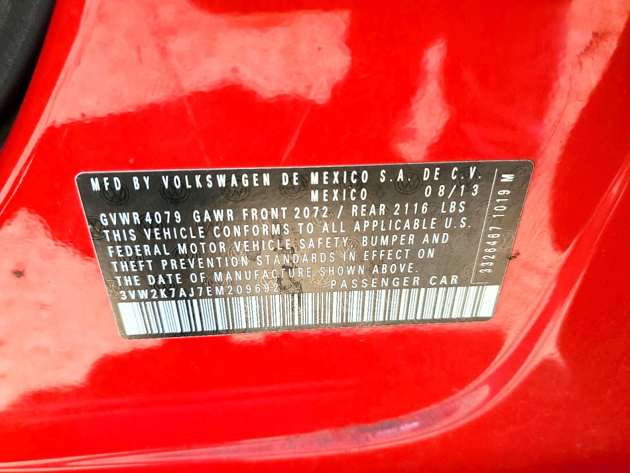 2014 VOLKSWAGEN JETTA