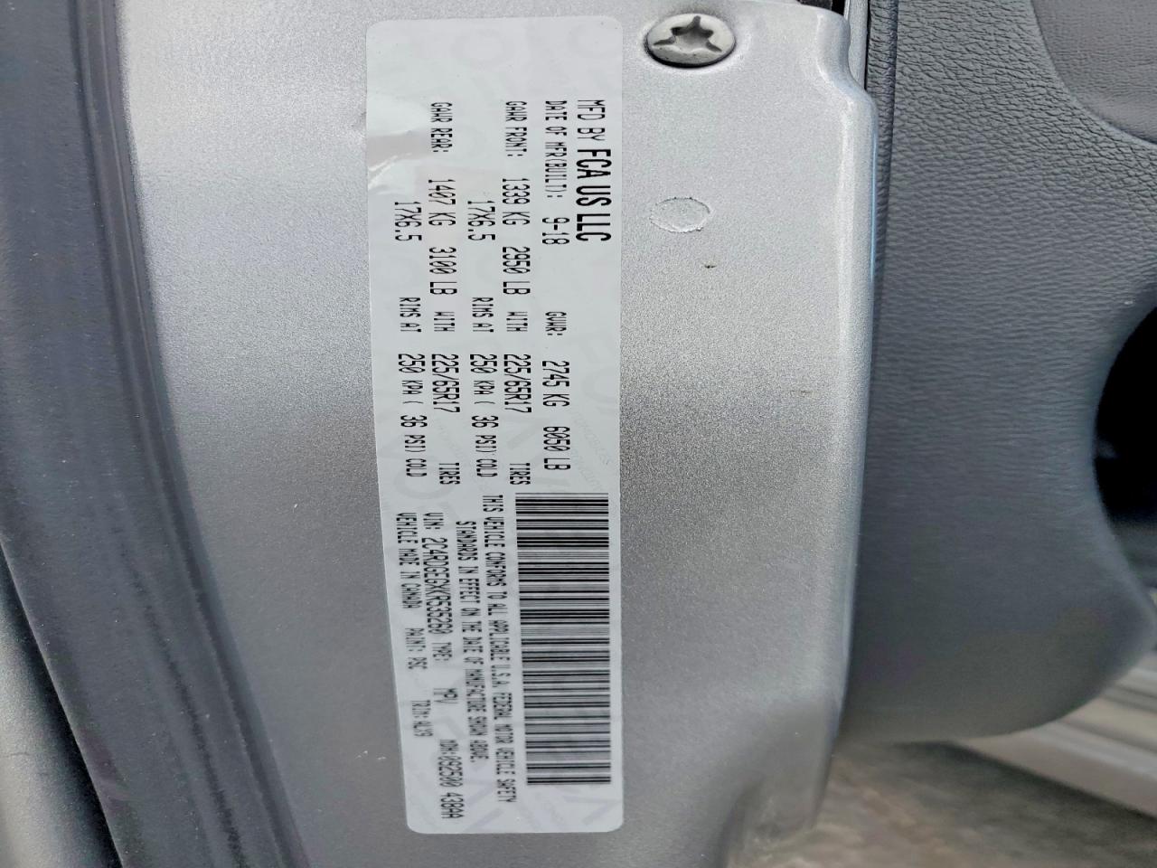 2019 DODGE CARAVAN
