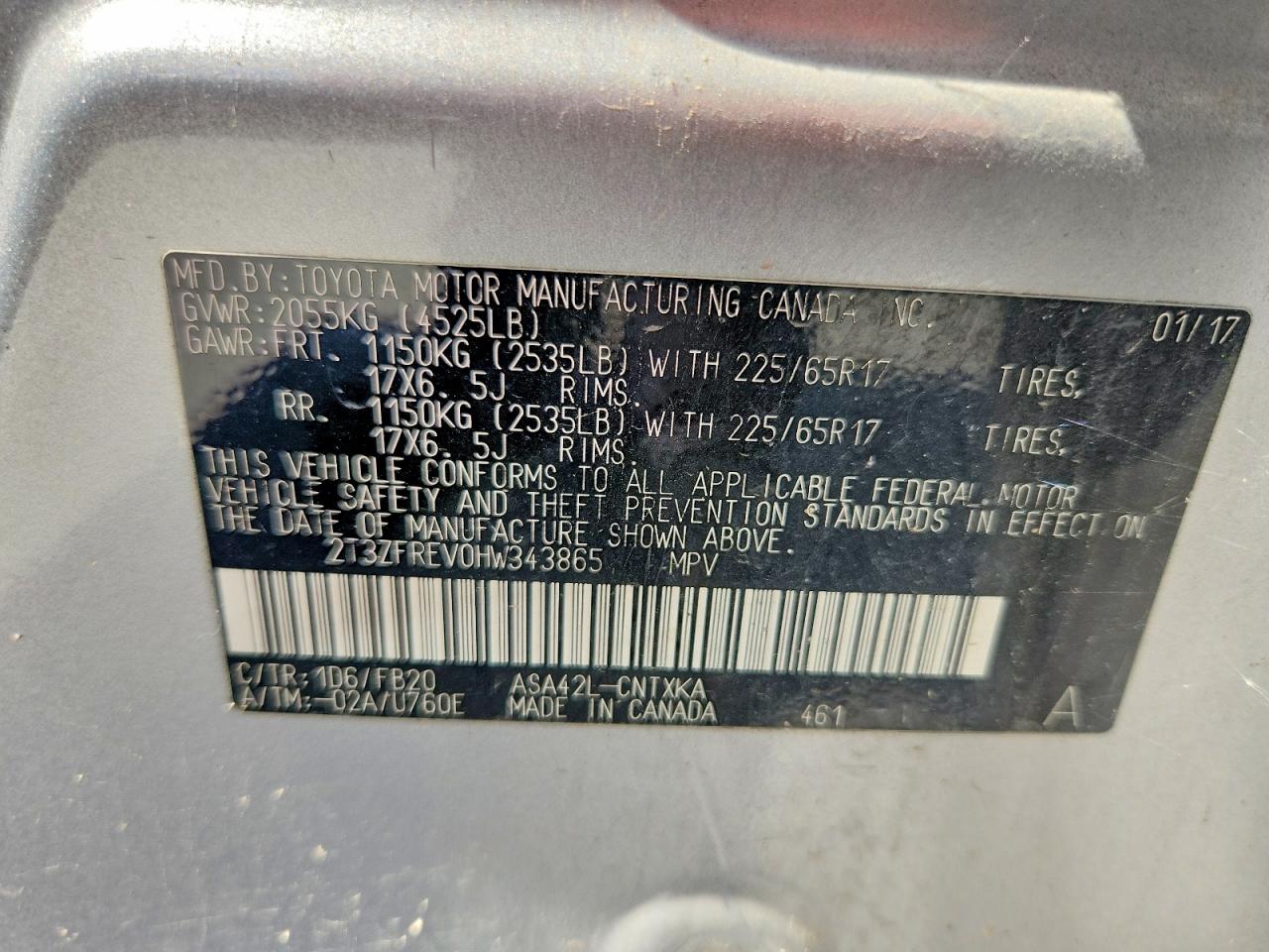 2017 TOYOTA RAV4