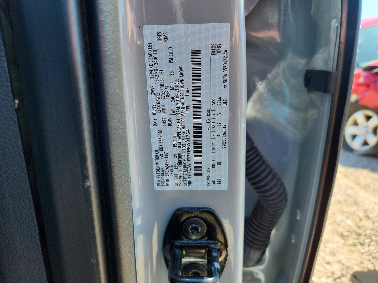 2023 FORD F150