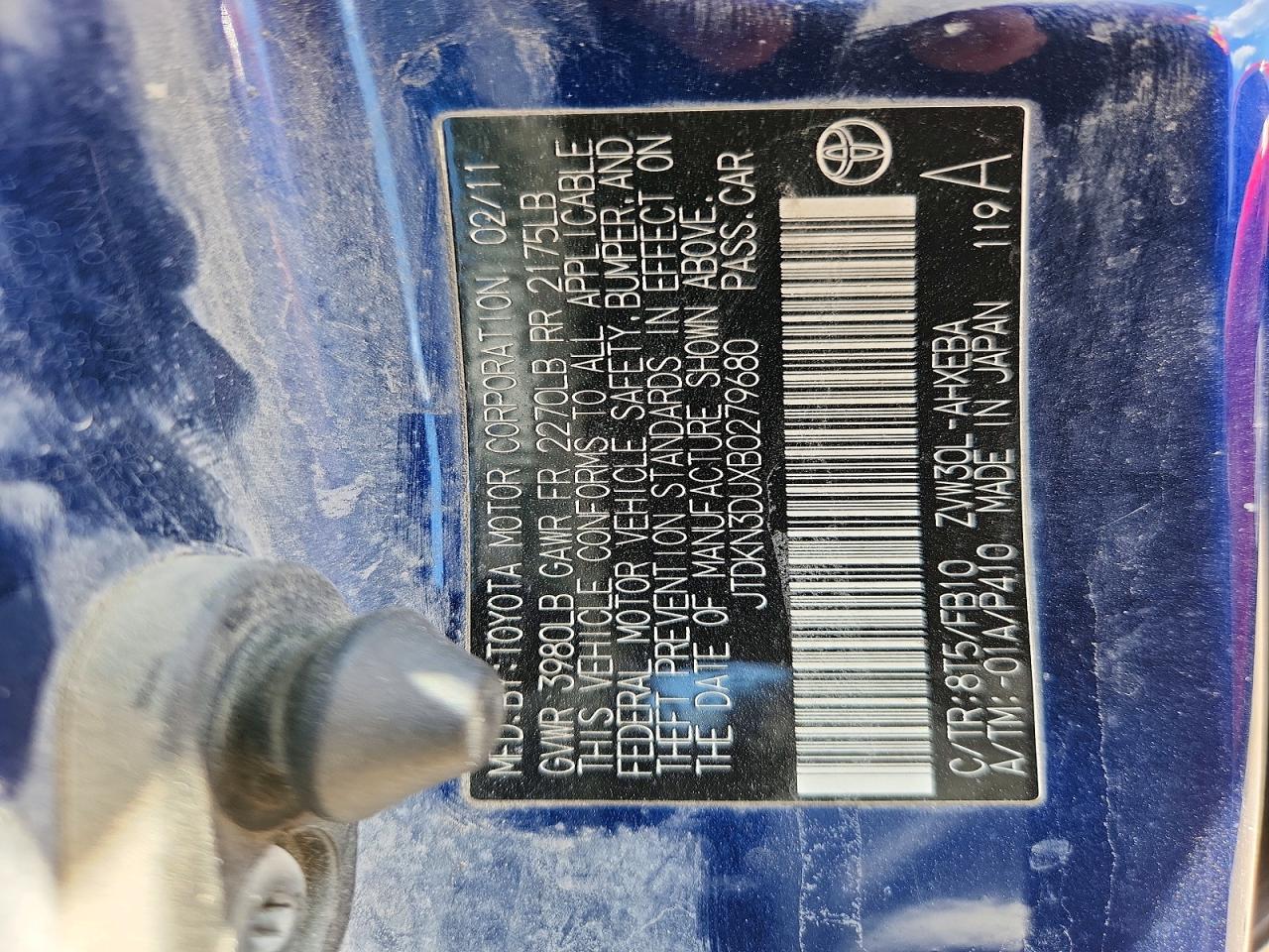 2011 TOYOTA PRIUS