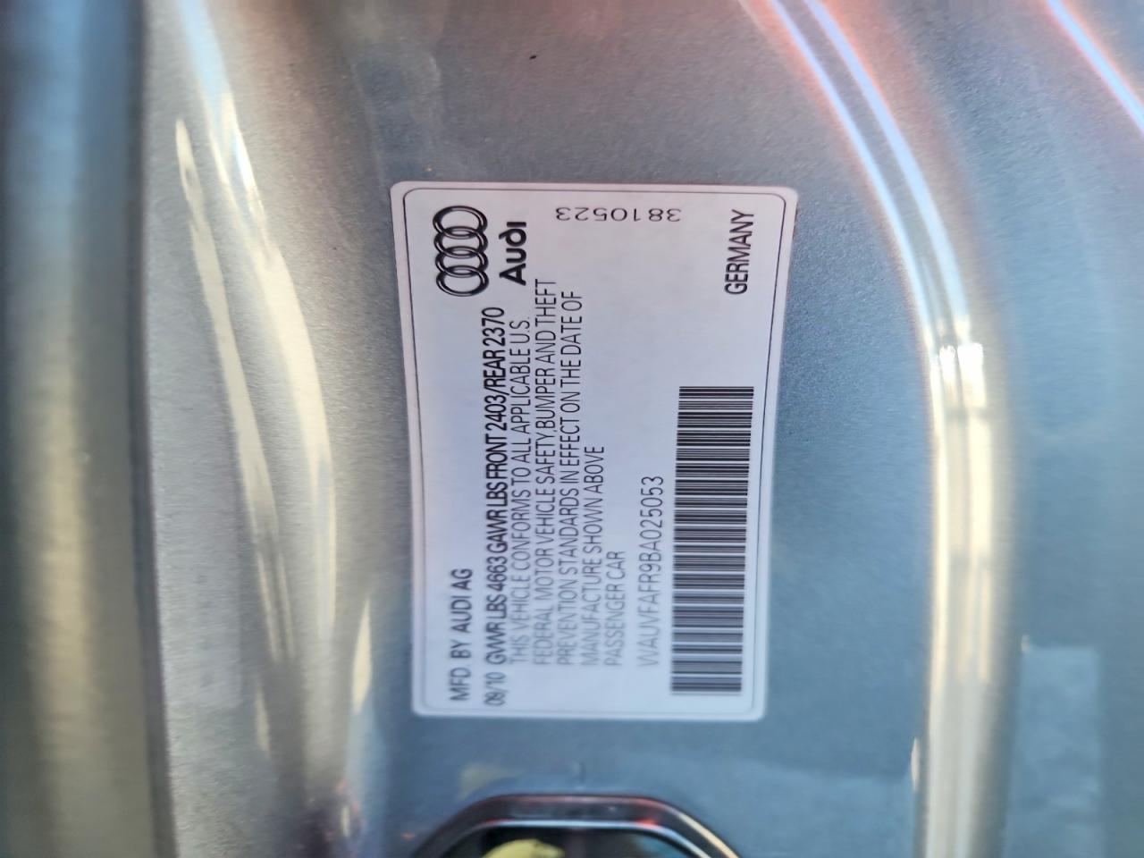 2011 AUDI A5