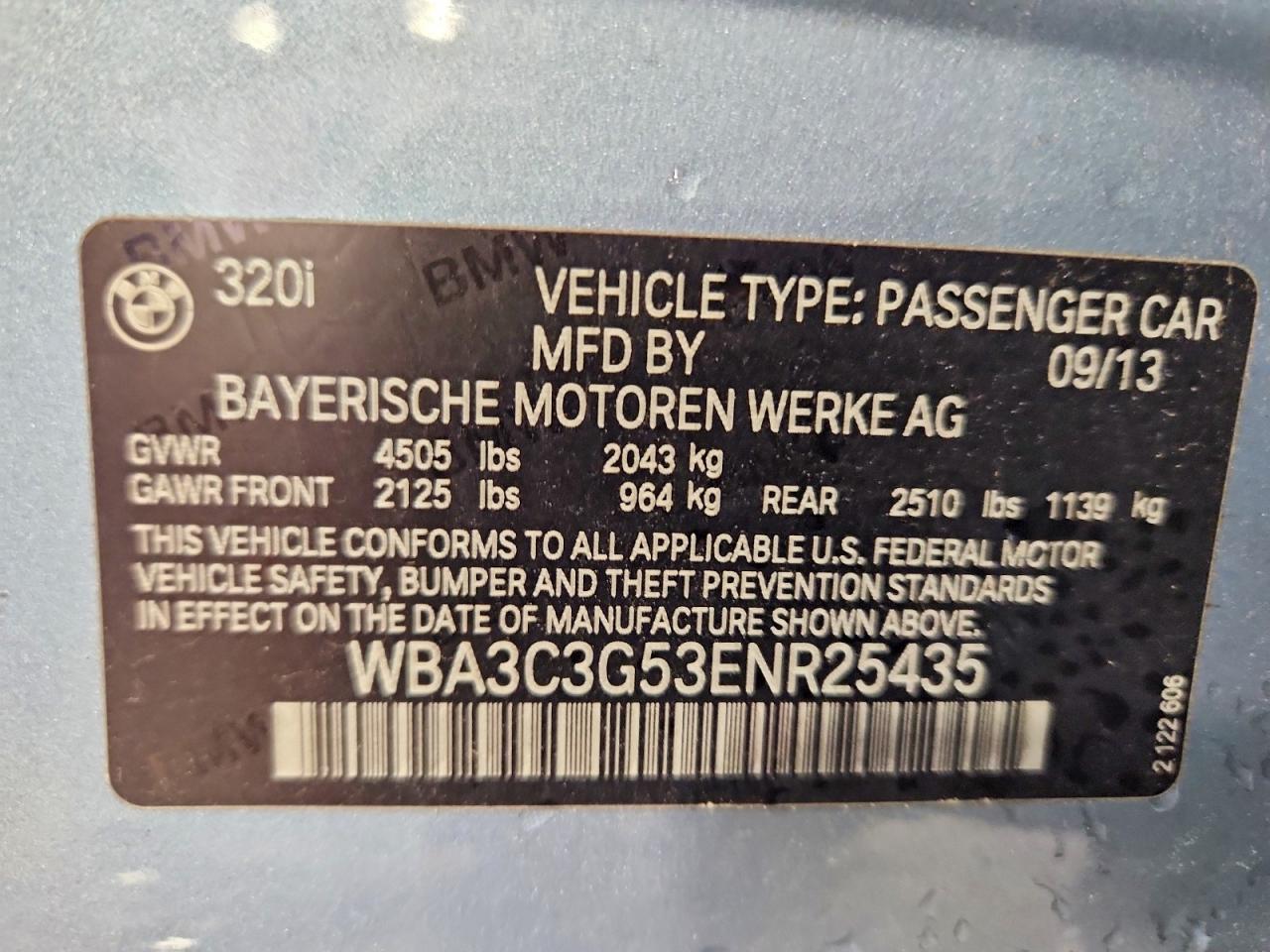 2014 BMW 3 SERIES