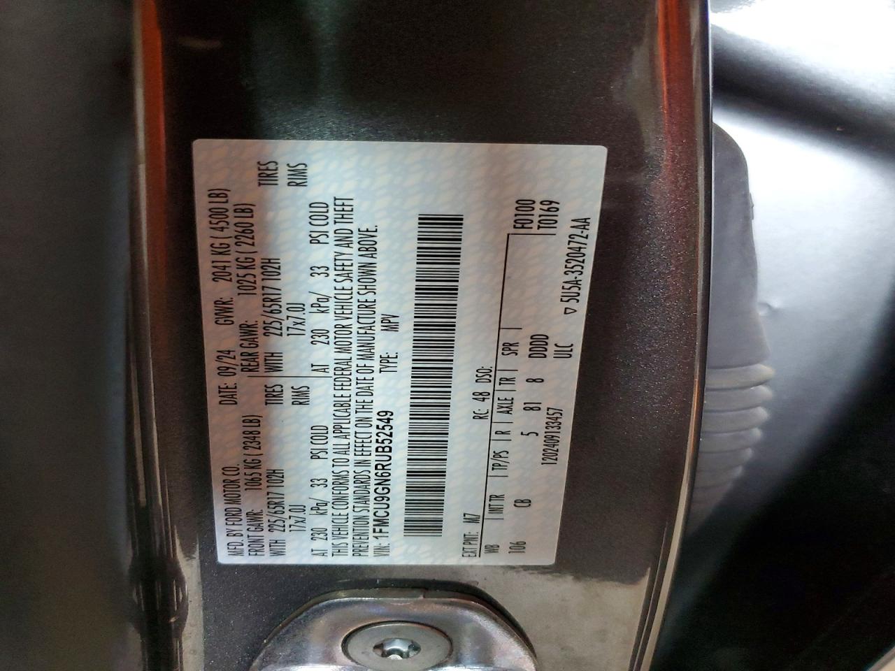 2024 FORD ESCAPE