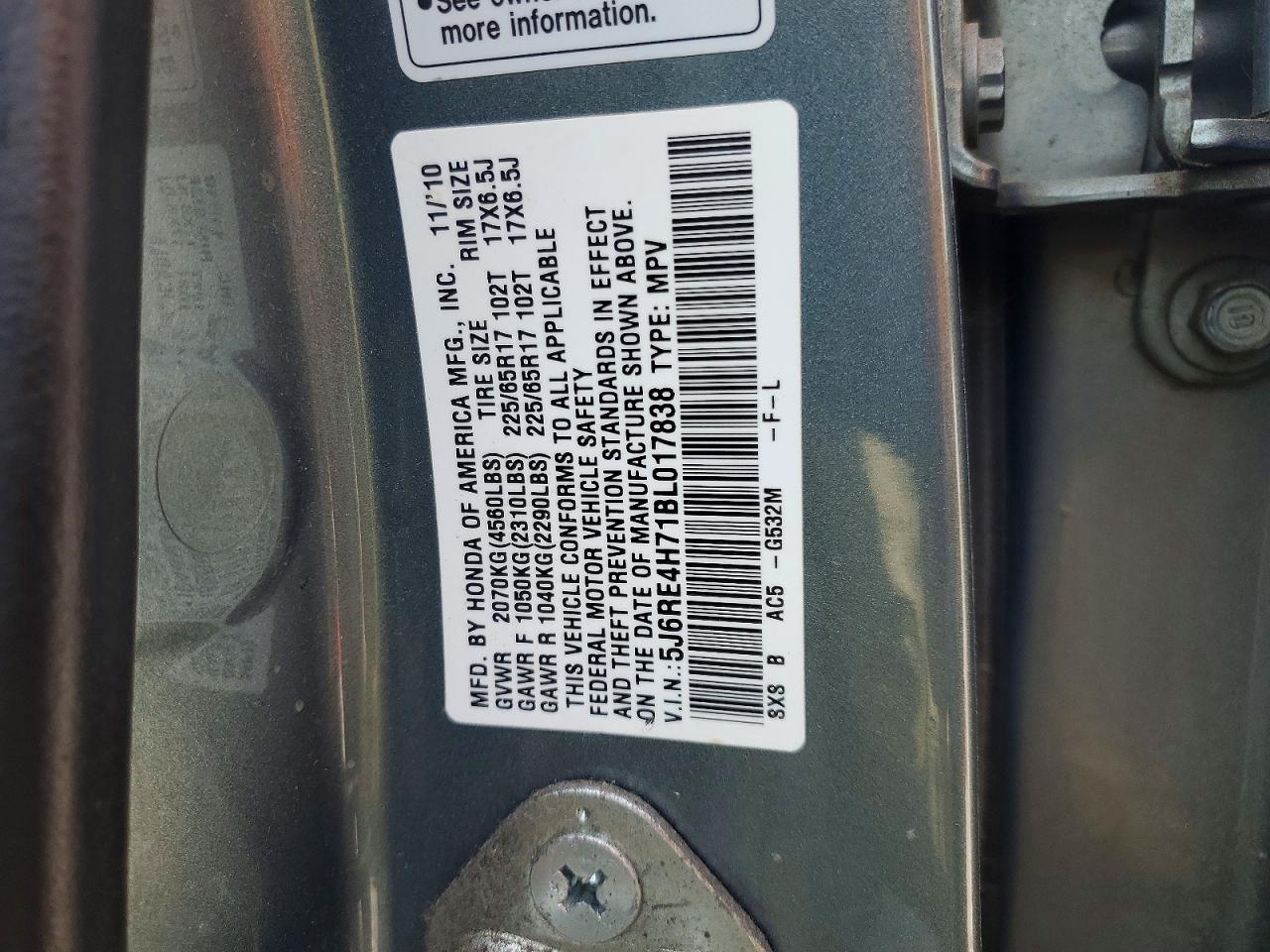 2011 HONDA CRV