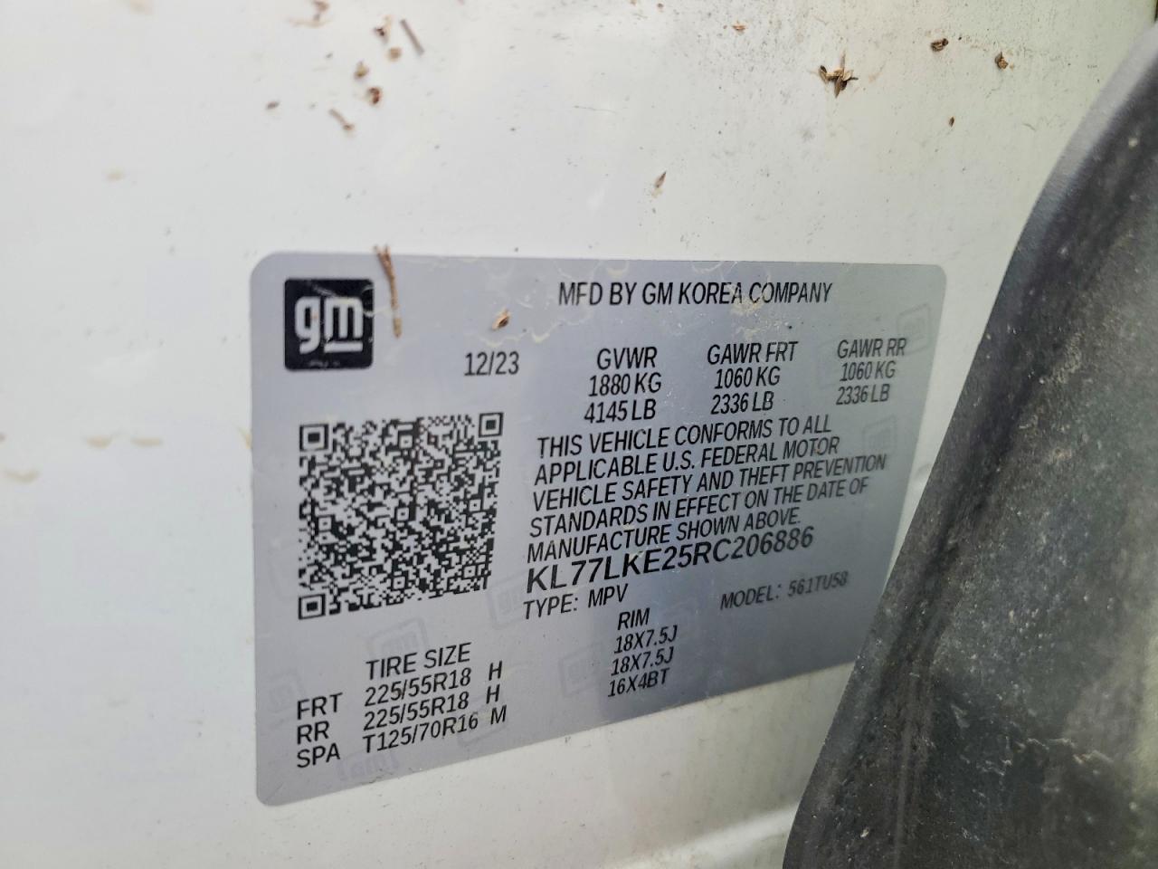 2024 CHEVROLET TRAX