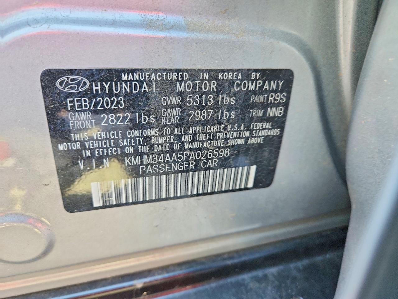 2023 HYUNDAI ALL OTHER