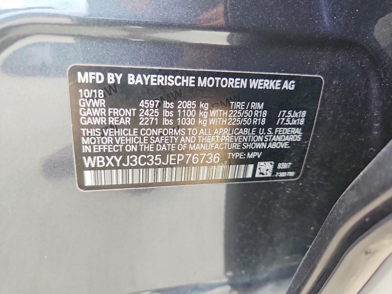 2018 BMW X2