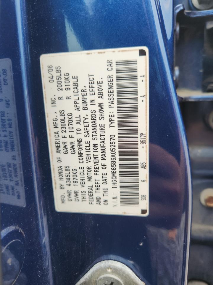 2006 HONDA ACCORD