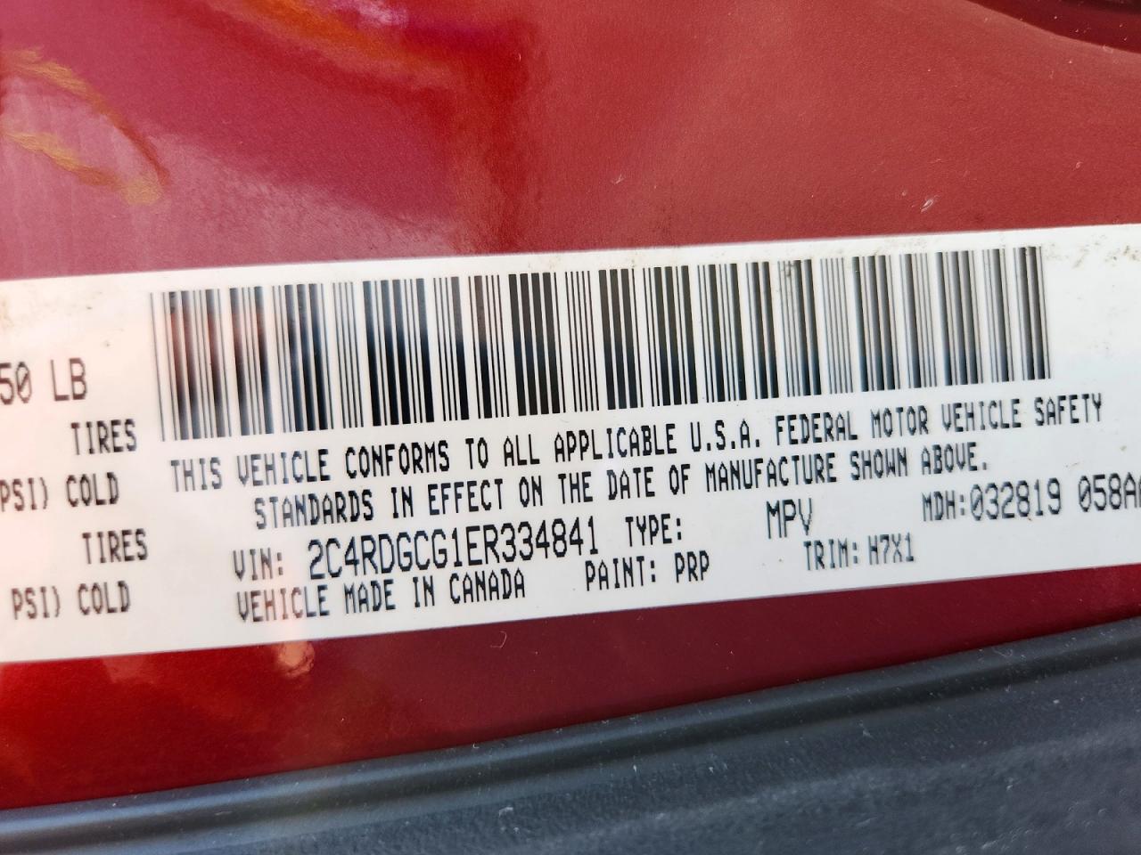 2014 DODGE CARAVAN